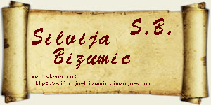 Silvija Bizumić vizit kartica